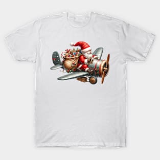 Santa Delivering Gifts T-Shirt